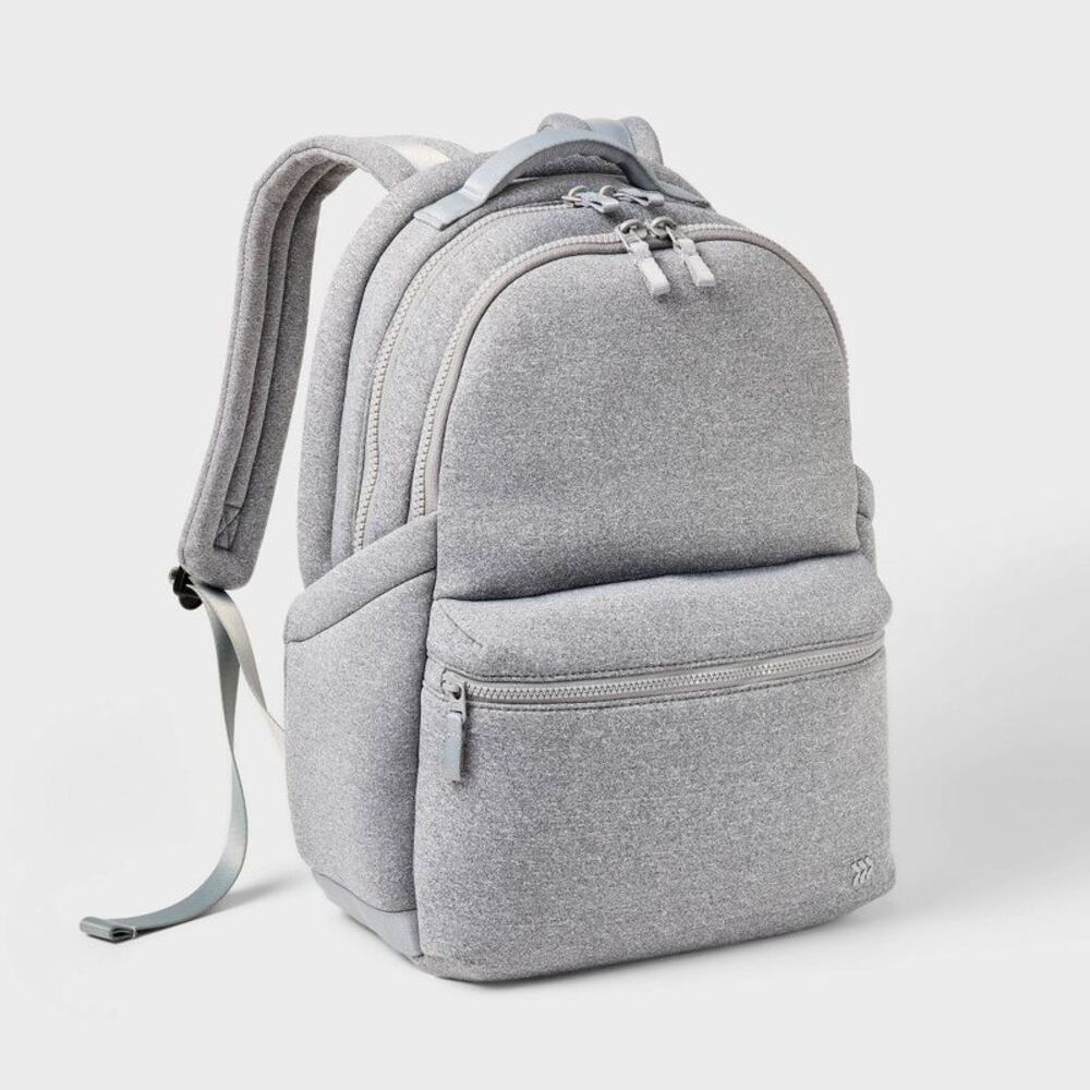 Open Box - All In Motion - 14L Faux Neoprene Backpack - All In Mot Gray